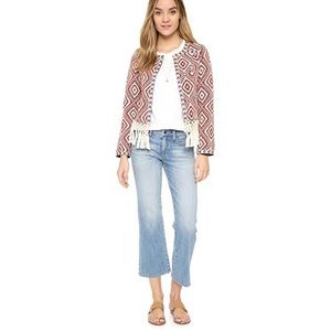 JOE'S Olivia Mid-Rise Cropped Flare Jeans